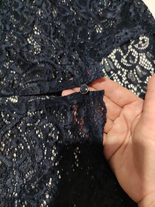 Fiorella Rubino camicetta in pizzo blu