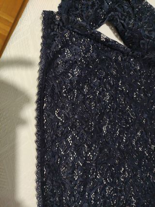 Fiorella Rubino camicetta in pizzo blu