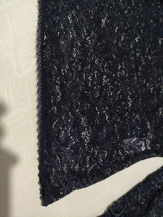 Fiorella Rubino camicetta in pizzo blu