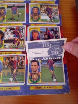 Álbum cromos La liga 96-97