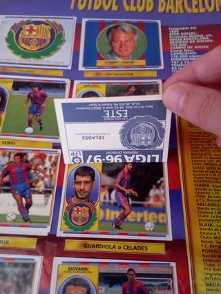 Álbum cromos La liga 96-97