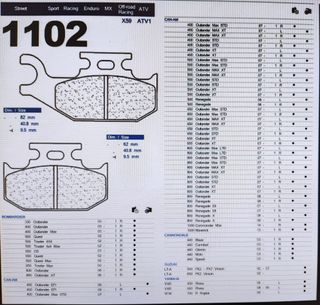 Juego pastillas freno CL BRAKES, QUAD, ATV ,