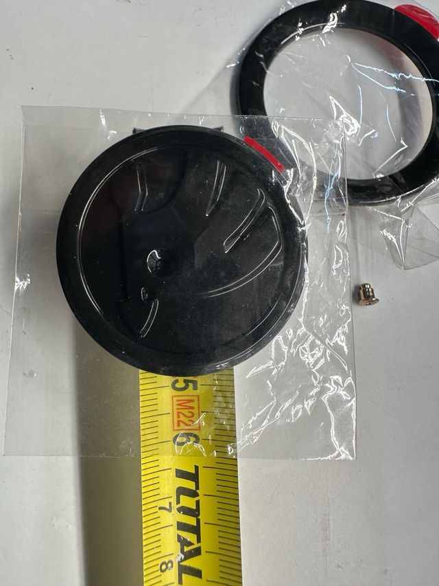 Logo volante Skoda negro brillo