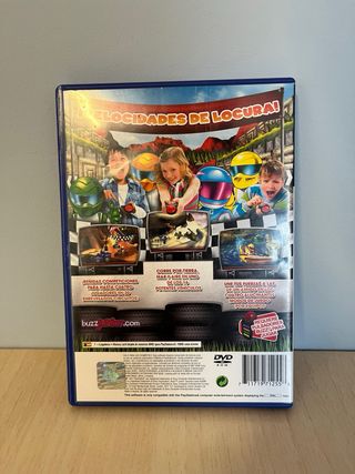 Mandos buzz + Buzz Carreras locas PS2