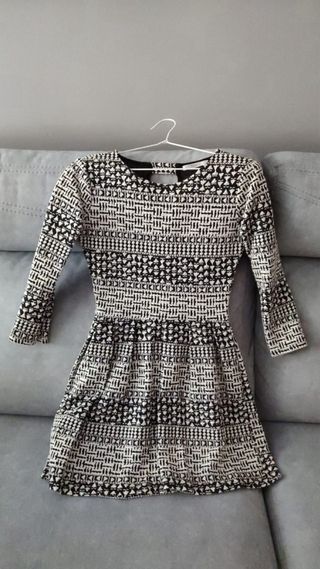 Vestido manga larga corto