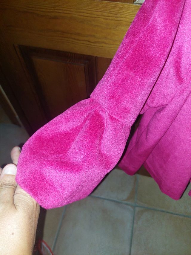 Abrigo para carnaval fuscia