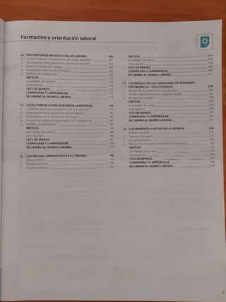 Libro Formación y Orientación Laboral