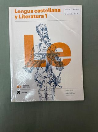 Libro 1° bach. lengua castellana