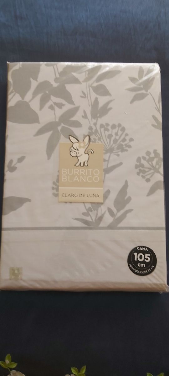 Sabanas burrito blanco cama 1.05 centim