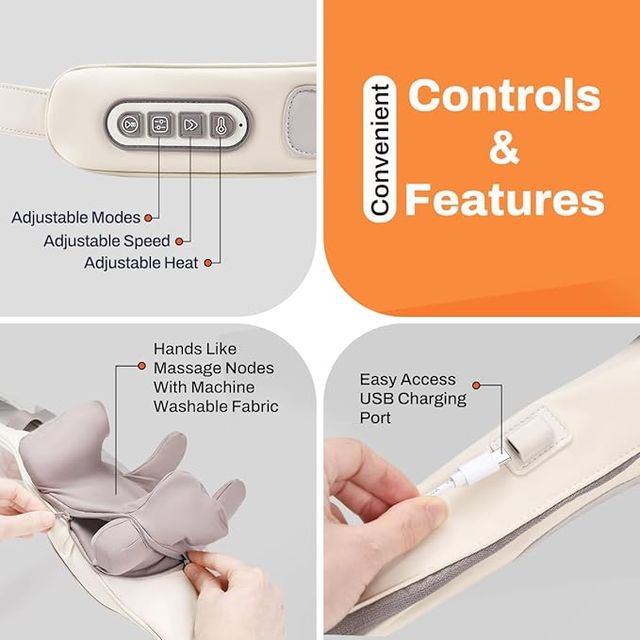 MASAJEADOR SHIATSU DE CUELLO (NUEVO)