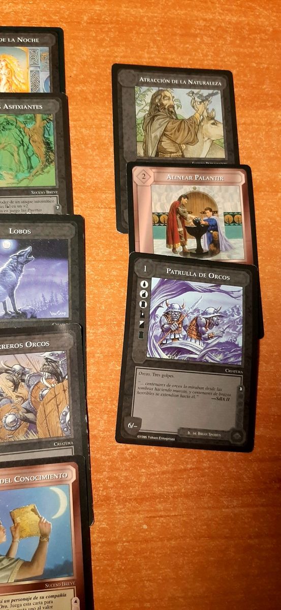 Mazo de cartas Tierra Media (23 cartas)