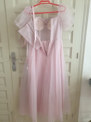 Vestido Rosa Tul Fiesta