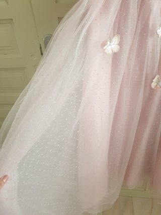 Vestido Rosa Tul Fiesta