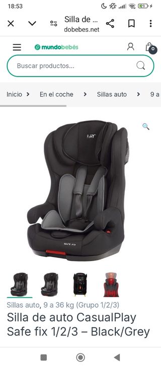 Silla coche casual play