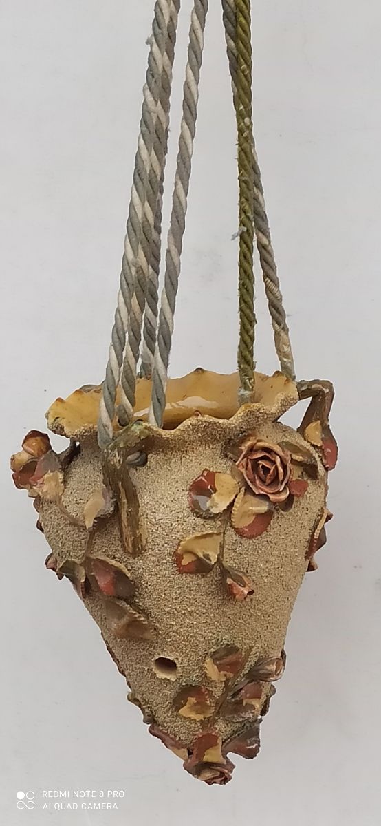 vaso in ceramica dell'800