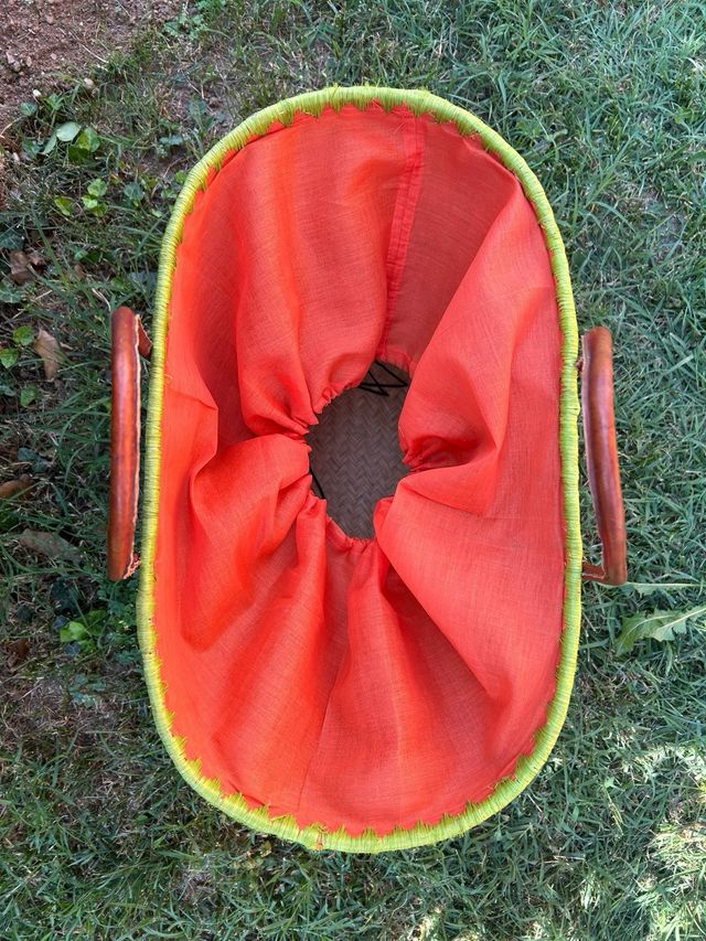 Maxi borsa gigante in paglia