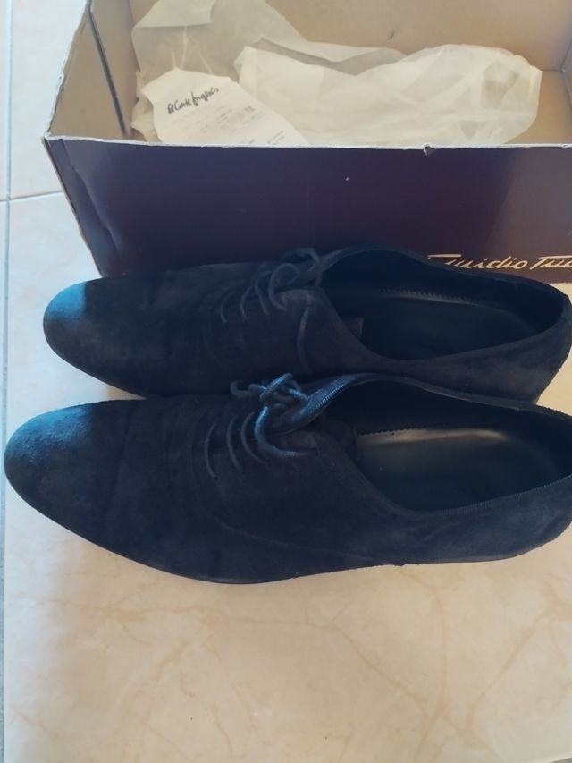 Zapatos azul marino zara