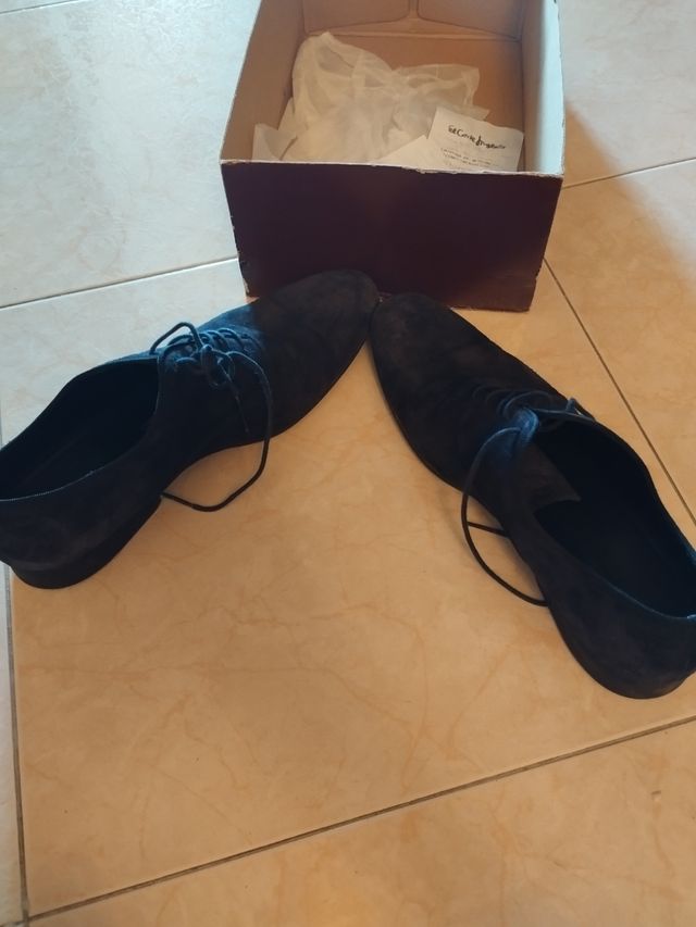 Zapatos azul marino zara