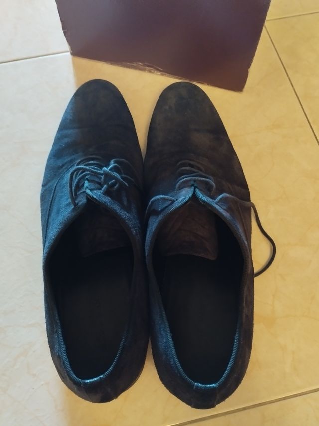 Zapatos azul marino zara