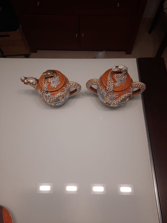 Juego de te Japonés antiguo (estilo satsuma )