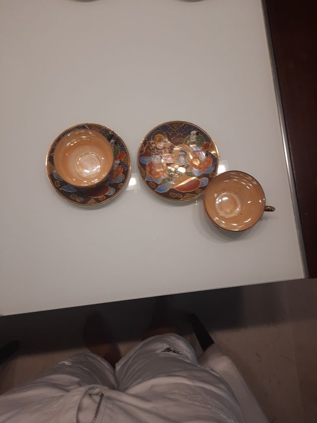 Juego de te Japonés antiguo (estilo satsuma )