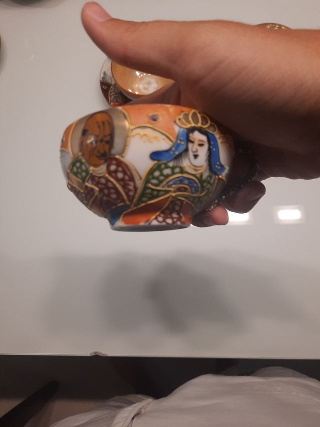 Juego de te Japonés antiguo (estilo satsuma )