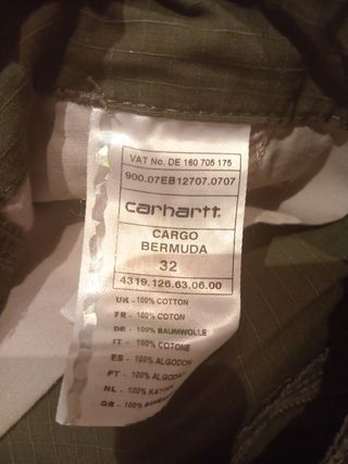 Pantalón corto carhartt