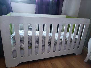 Cuna convertible en camita infantil