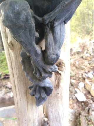 Escultura diabólica.