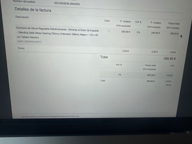 OFERTA! Escritorio hidraulico ajustable en altura