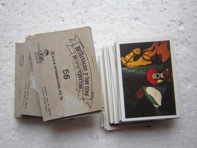 Cromos sueltos álbum D'Artacan y tres Mosqueperros