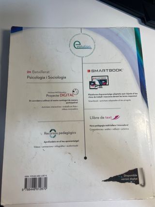 Batxillerat Llibre Psicologia I Sociologia