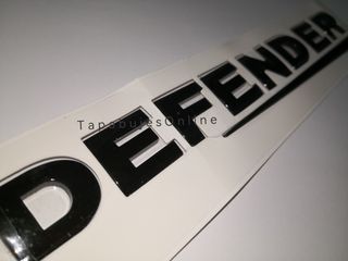 EMBLEMA NEGRO MALETERO LAND ROVER DEFENDER
