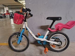 Bicicleta eléctrica plegable btwin