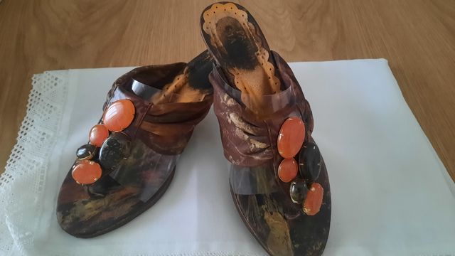 Sandalias elegantes de ceremonia