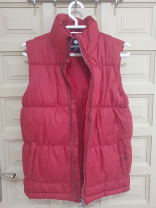 Chaleco Hombre Rojo Muy Acolchado 