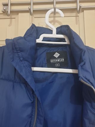 Chaleco Hombre Azul Muy Acolchado