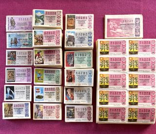 BILLETES Y DÉCIMOS DE LOTERÍA