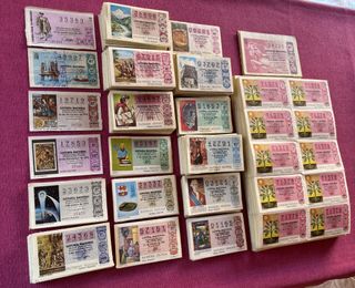 BILLETES Y DÉCIMOS DE LOTERÍA