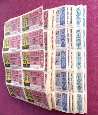BILLETES Y DÉCIMOS DE LOTERÍA
