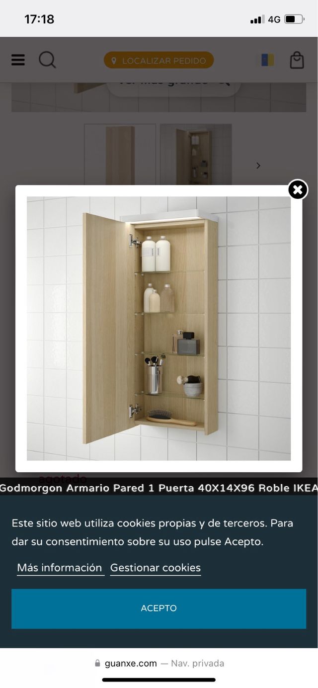 Armarito de pared ikea