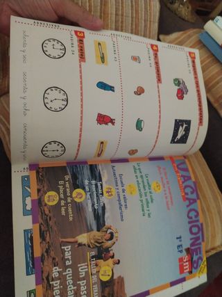 Cuaderno de vacaciones en primaria