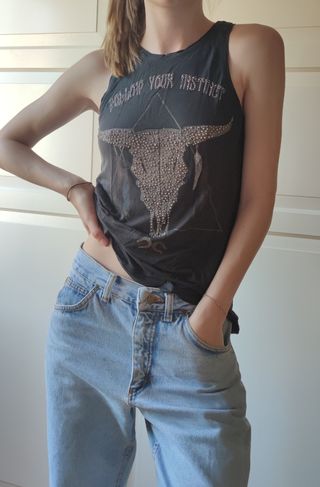 Camiseta western Pull & Bear 