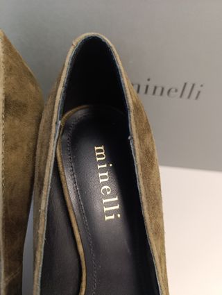 Zapatos de salón de ante marrones n° 35 