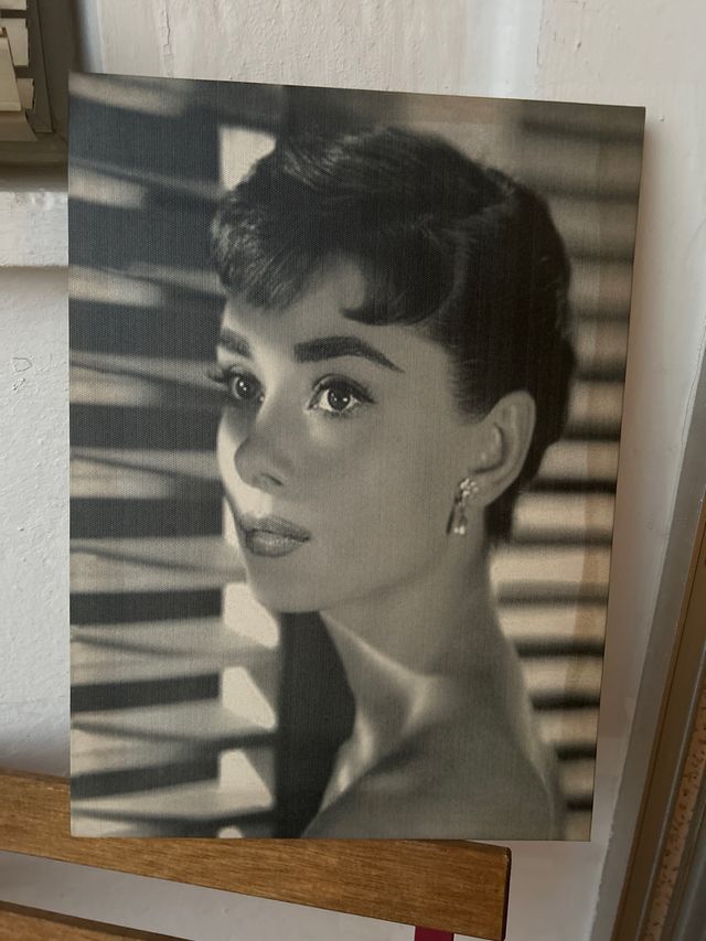 Cuadro/ lámina decoración Audrey Hepburn