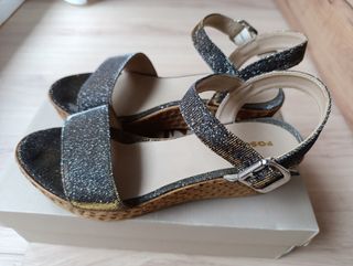 Sandalias mujer n°39 doradas