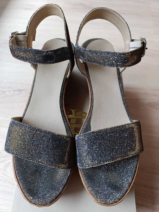 Sandalias mujer n°39 doradas