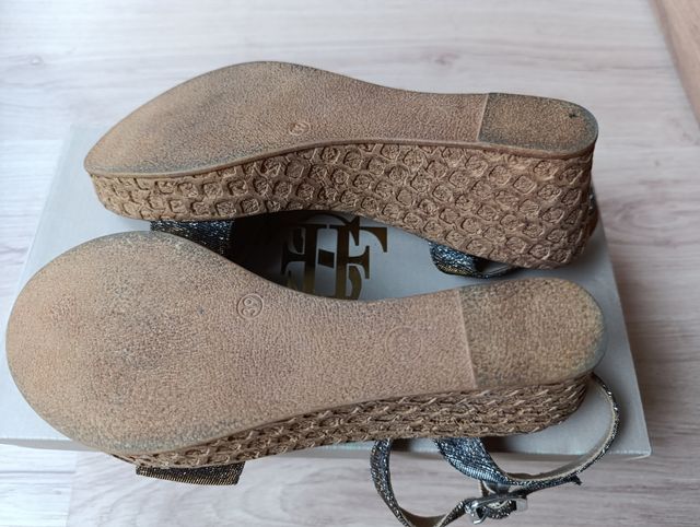 Sandalias mujer n°39 doradas