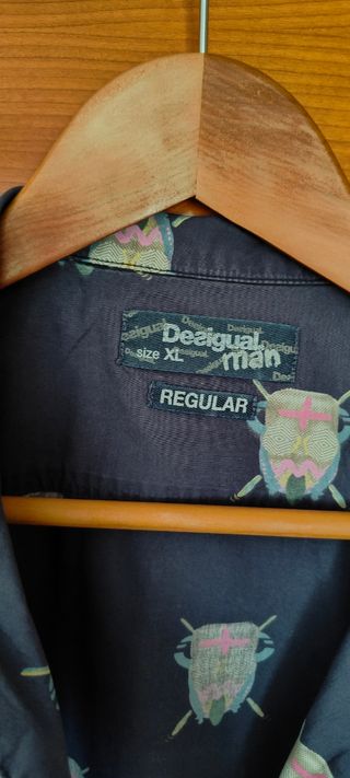 Camisa azul Desigual talla XL