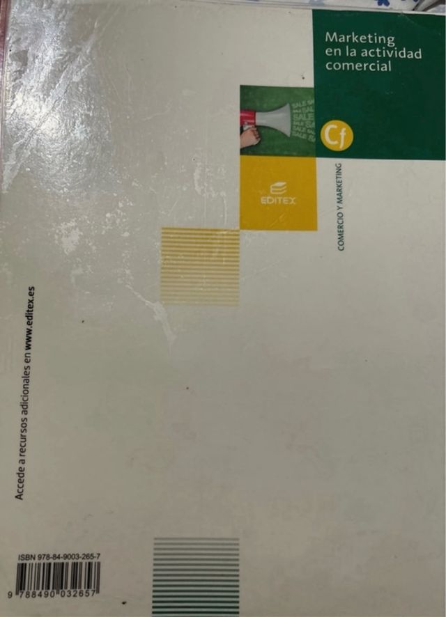 Libro de Marketing en la actividad comercial